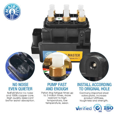 Ventilblock für Audi A6C7 A8D4 Bentley Mulsanne Solenoidventil 4H0616013 4G0616005C 4H0616005C Komponente Luftfederung Kompressor Pumpen Teile