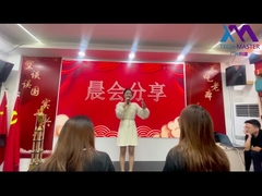 Morgentreffen, um aufzumuntern.